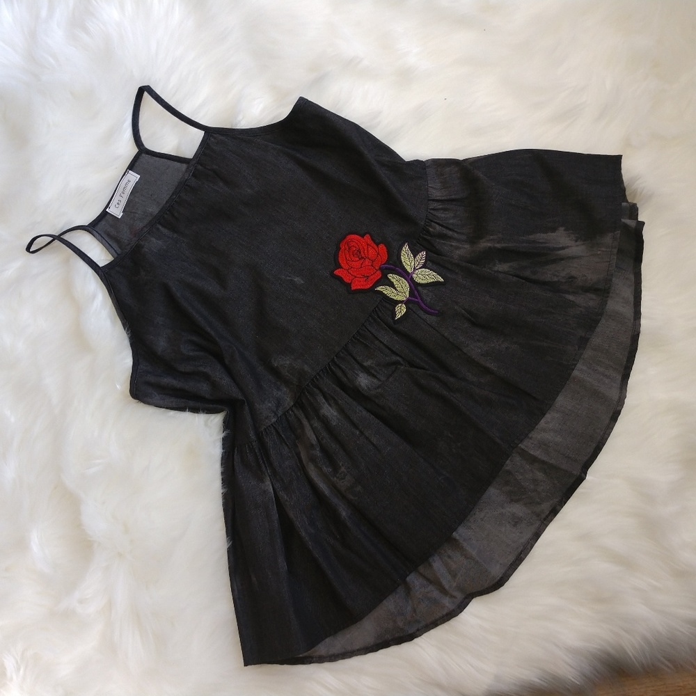 Black Soft Denim Tank - Picture 7 of 8